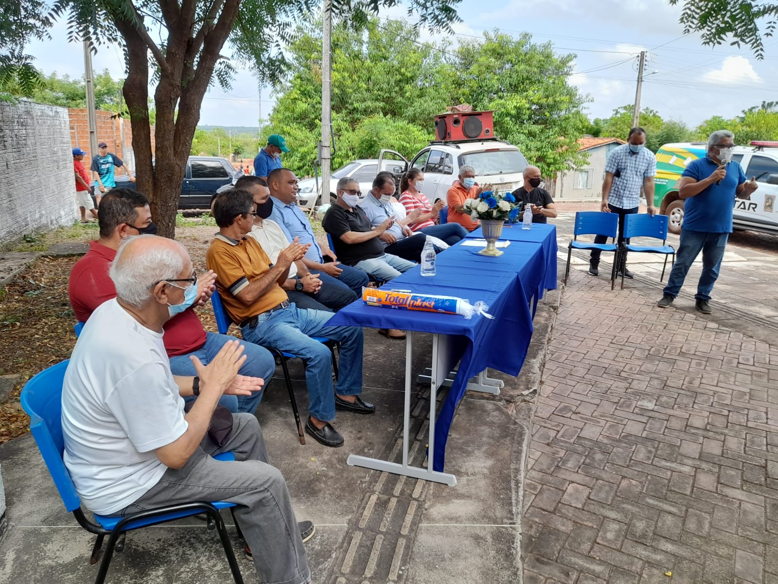 Câmara Municipal De Batalha participou hoje 01/10/2021 de um Reunião no Bairro Pedra do Letreiro